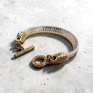 Banana Republic Mixed Metal Toggle Bracelet